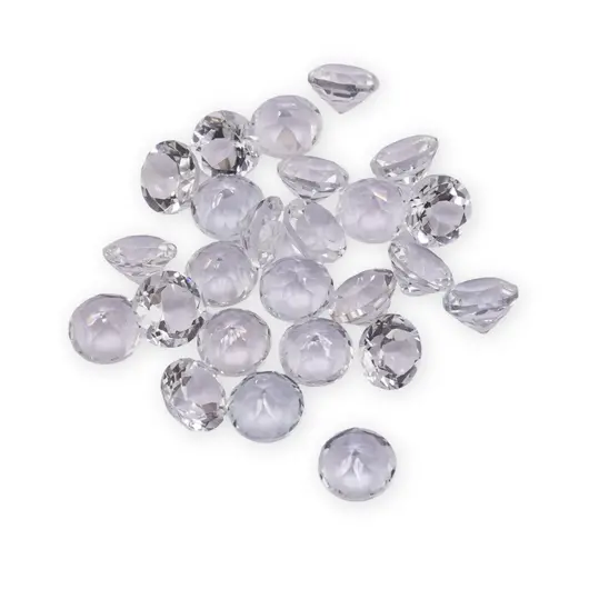 Cabochoane extrafatetate din Cristal de stanca natural, calitate AAA, 8mm