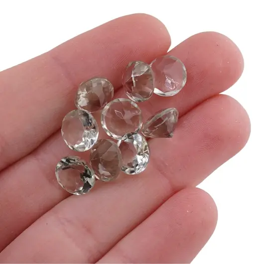 Cabochoane extrafatetate din Prasiolit natural, calitate AAA, 8mm, imagine 3