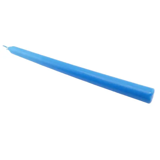 Lumanare conica din parafina, albastra - 24cm, imagine 2