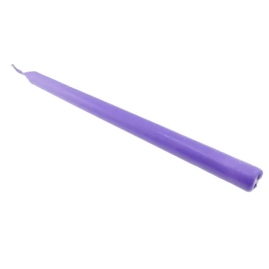 Lumanare conica din parafina, mov - 24cm, imagine 2