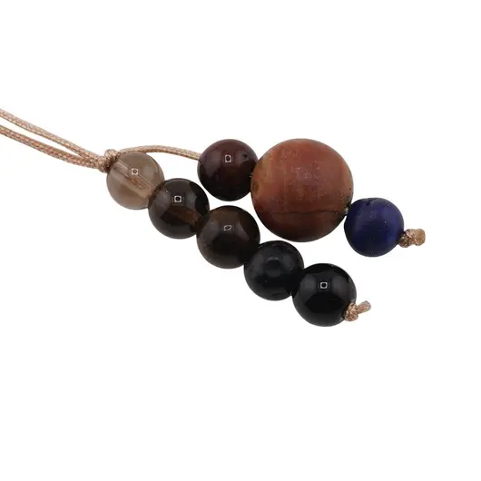 Accesoriu cu pietre semipretioase Jasp Oceanic sfera 10mm si mix cristale 6mm, imagine 2
