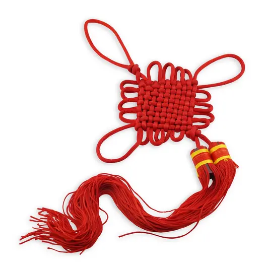 Amuleta canaf Feng Shui cu nodul mistic mare, imagine 2