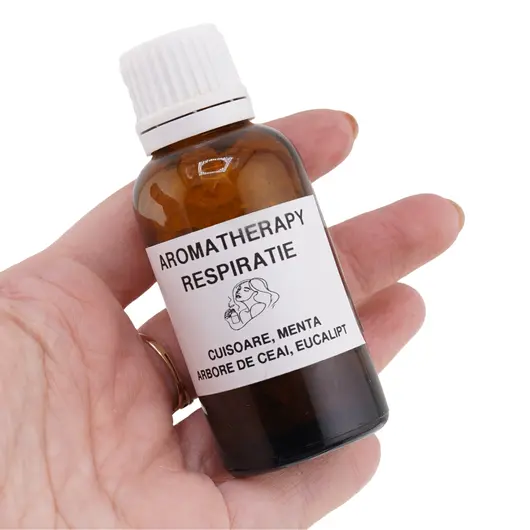 Aromatherapy Respiratie, ulei pentru aromaterapie cu sare naturala, imagine 3