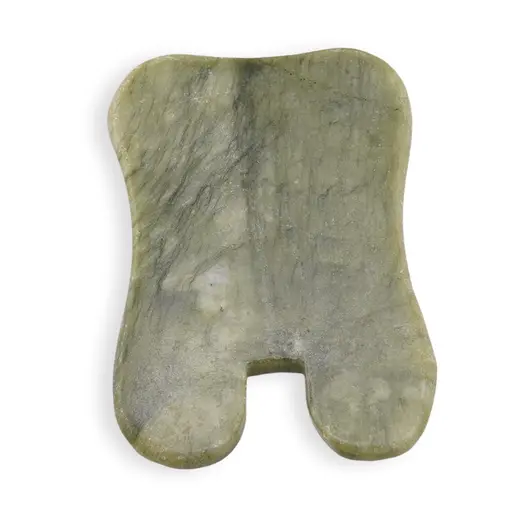 Piatra Gua Sha din Jad pentru masaj - 7,2cm, imagine 2