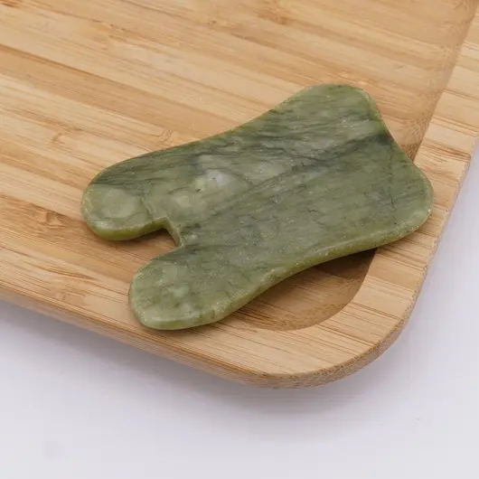 Piatra Gua Sha din Jad pentru masaj - 7,2cm, imagine 3