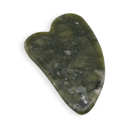 Piatra Gua Sha din Jad pentru masaj - 7cm [CLONE], imagine 2