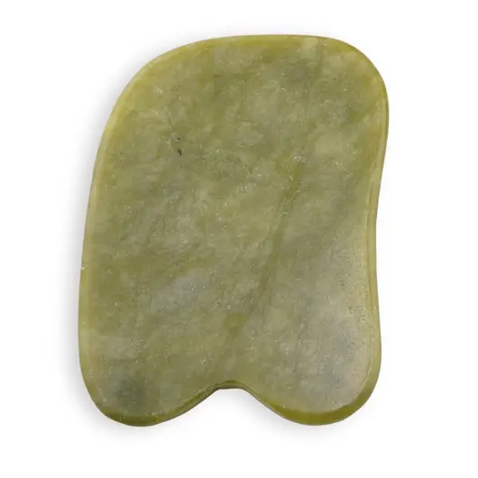 Piatra Gua Sha din Jad pentru masaj - 8,5cm