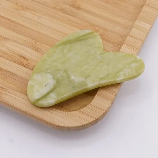 Piatra Gua Sha din Jad pentru masaj - 8cm, imagine 2
