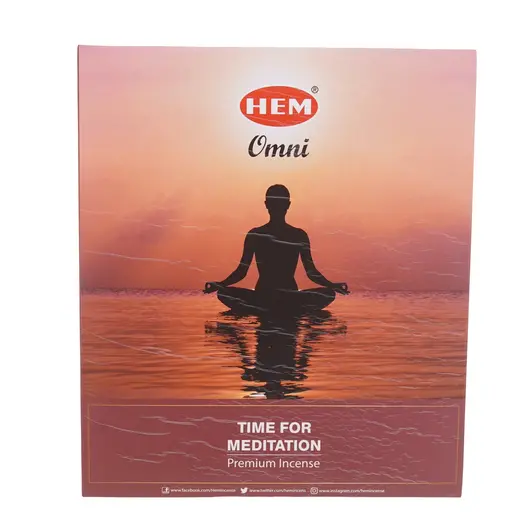 Set 6 pachete betisoare parfumate Hem Omni, Time for meditation, imagine 2