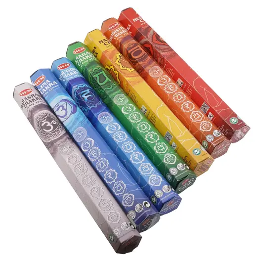 Set 7 pachete betisoare parfumate Hem 7 Chakras, imagine 3