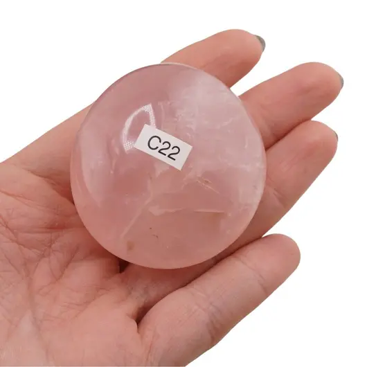Palm stone Cuart roz C22, 78g, imagine 3