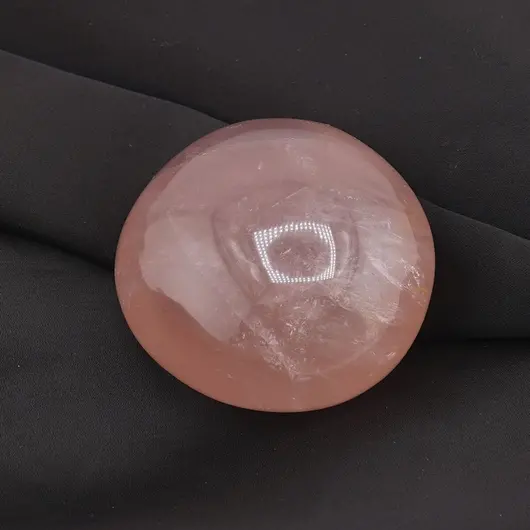 Palm stone Cuart roz C18, 122g, imagine 2