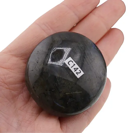 Palm Stone Labradorit C142, 78g, imagine 3