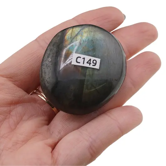 Palm Stone Labradorit C149, 48g, imagine 3