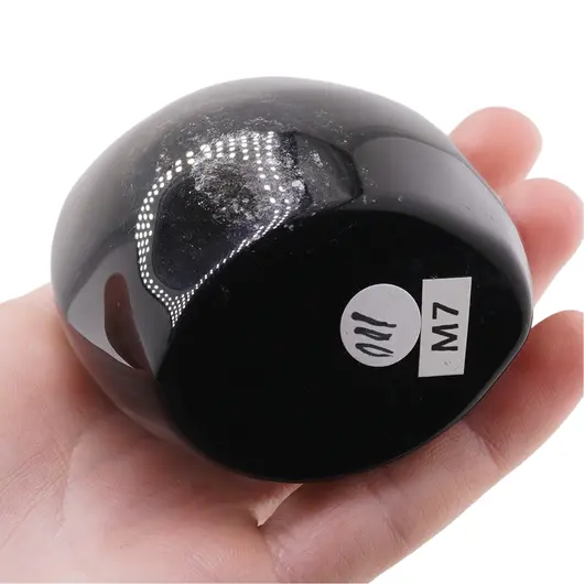 Obsidian slefuit unicat M7, 222g, imagine 3