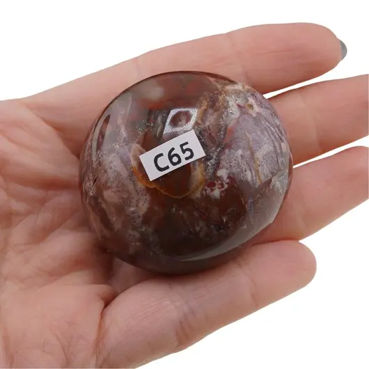 Palm Stone Agat Crazy Lace C65, 74g, imagine 3