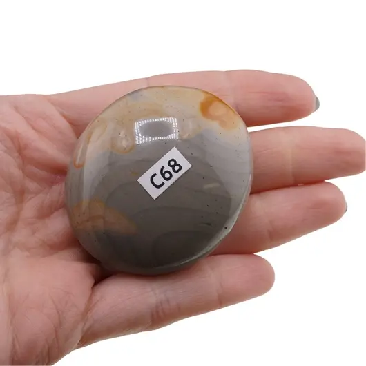 Palm Stone Agat Crazy Lace C68, 76g, imagine 3