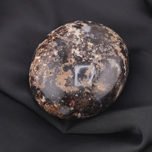 Palm Stone Agat plum C49, 134g, imagine 2