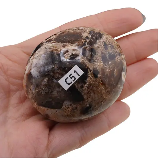 Palm Stone Agat plum C51, 88g, imagine 3