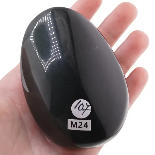 Obsidian slefuit unicat M24, 214g, imagine 3