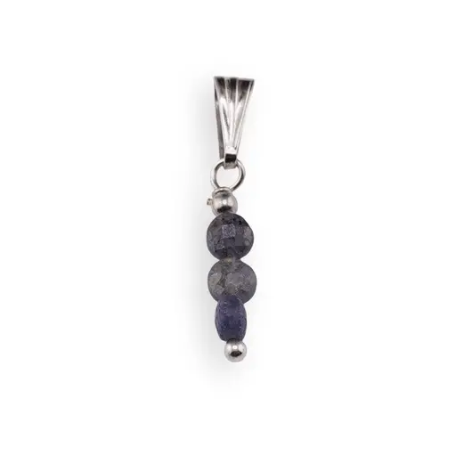 Pandantiv Safir banuti fatetati 4mm