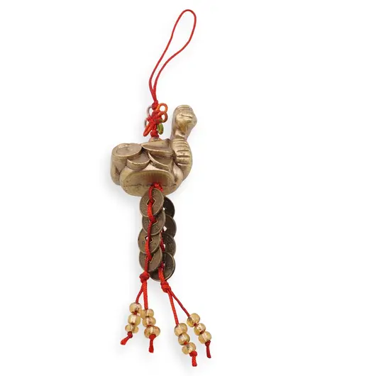 Amuleta canaf Feng Shui Sarpe cu monede chinezesti