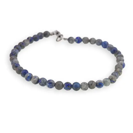 Bratara Lapis lazuli deschis sfere 4mm