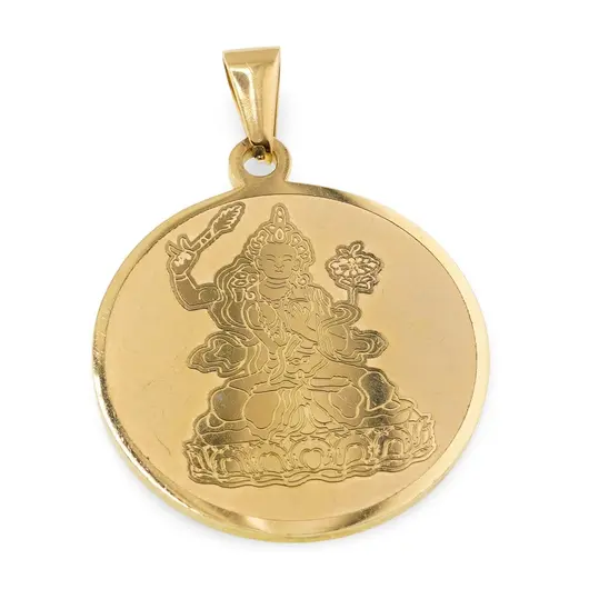 Pandantiv Feng Shui Manjushri si silaba Hrih