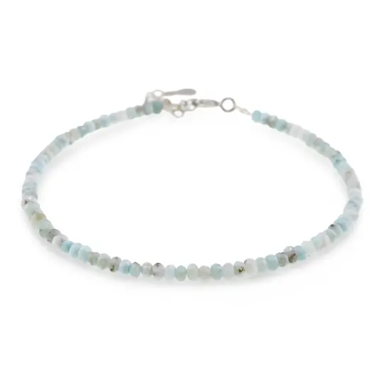 Bratara Larimar discuri fatetate, 3mm, imagine 2