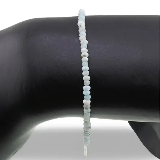 Bratara Larimar discuri fatetate, 3mm, imagine 3
