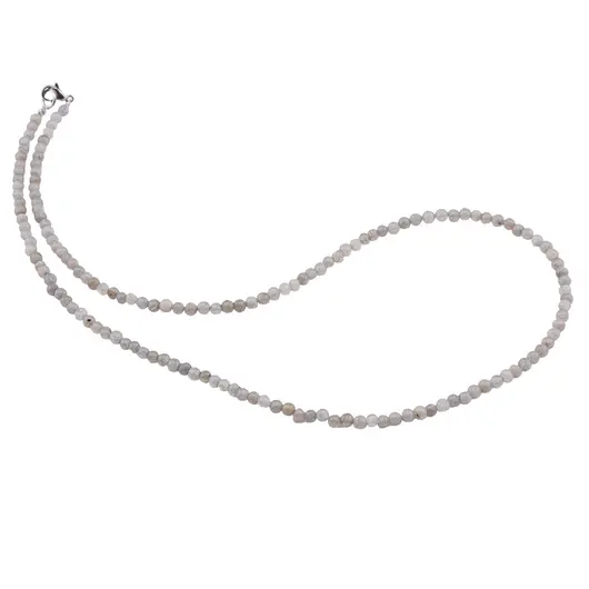 Colier Labradorit sfere, 3mm