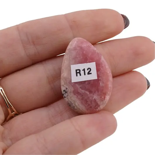 Rodocrozit rulat, cristal natural unicat, R12, imagine 2