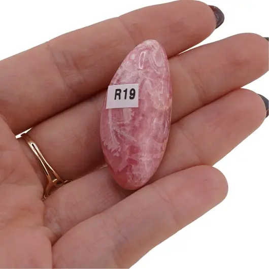 Rodocrozit rulat, cristal natural unicat, R19, imagine 2