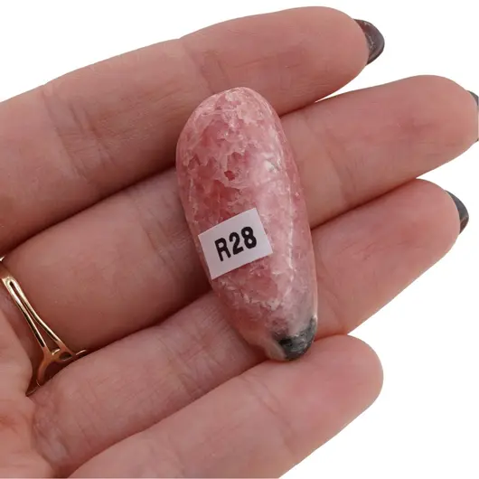 Rodocrozit rulat, cristal natural unicat, R28, imagine 2