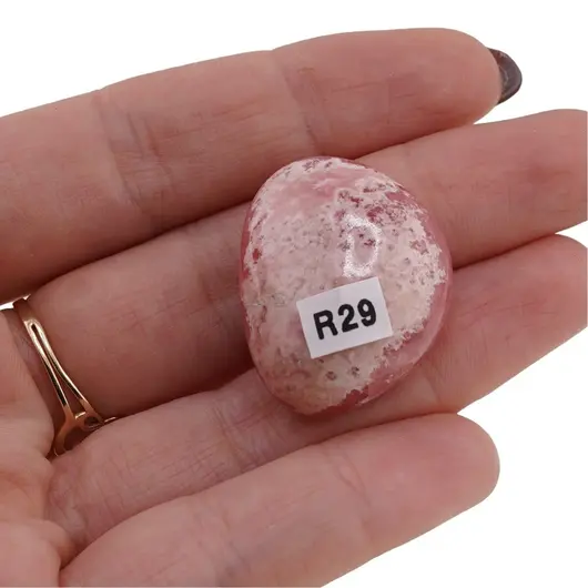 Rodocrozit rulat, cristal natural unicat, R29, imagine 2