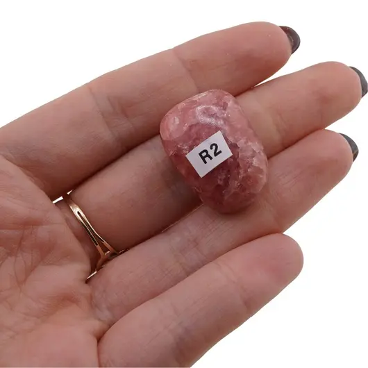 Rodocrozit rulat, cristal natural unicat, R2, imagine 2
