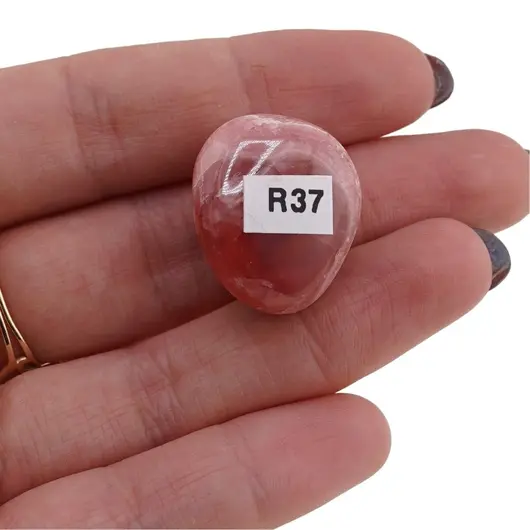 Rodocrozit rulat, cristal natural unicat, R37, imagine 2