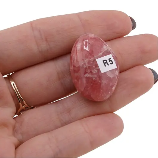Rodocrozit rulat, cristal natural unicat, R5, imagine 2