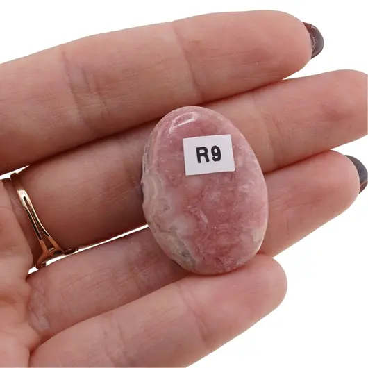 Rodocrozit rulat, cristal natural unicat, R9, imagine 2