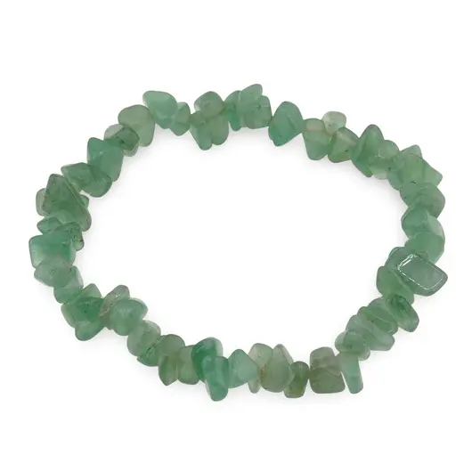 Bratara pe elastic Aventurin pietre chips, 5-10mm