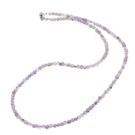 Colier Ametist sfere, 3-4mm