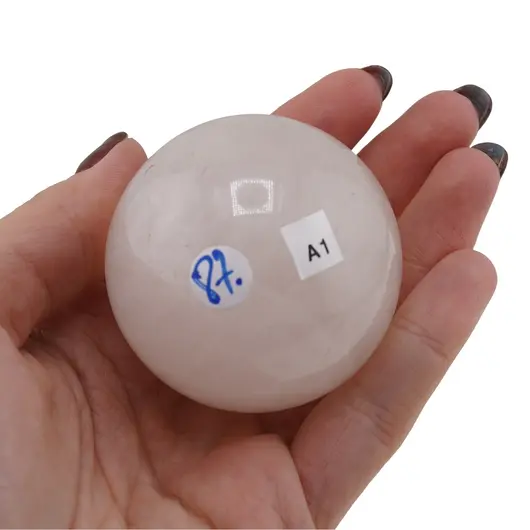 Cuart roz, sfera naturala unicat, A1, imagine 2