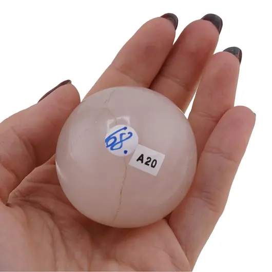 Cuart roz, sfera naturala unicat, A20, imagine 2