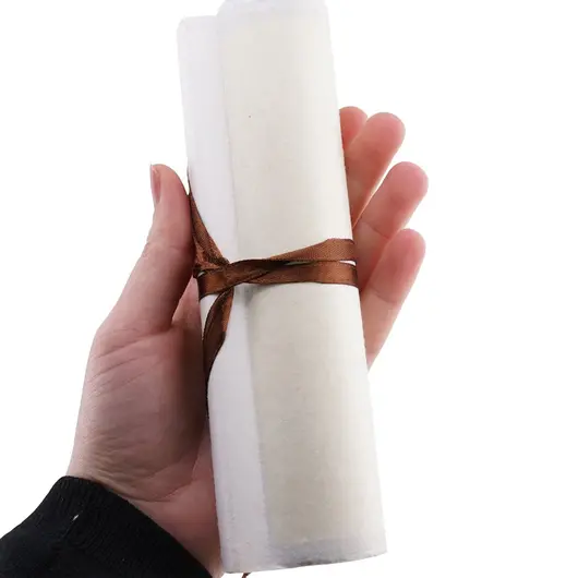Pergament Feng shui pictat manual cu foita de aur si simbolul Putere, imagine 4
