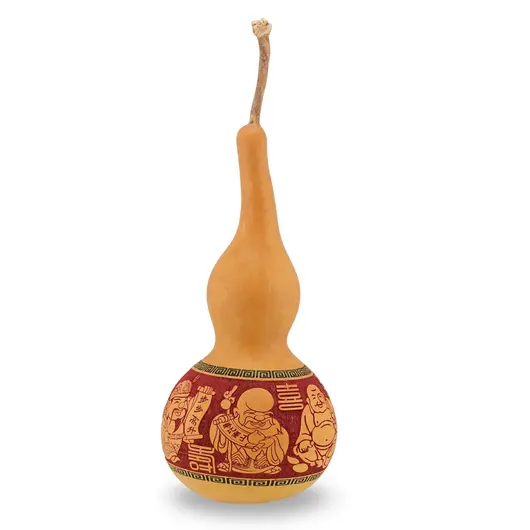 Tigva / Wu lou natural Wu Fu Lin Men pentru fericire, 26cm, imagine 2