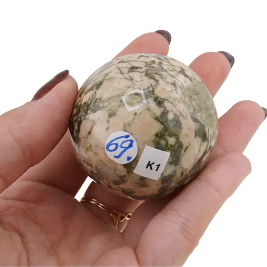 Unakit, sfera naturala unicat, K1, imagine 2