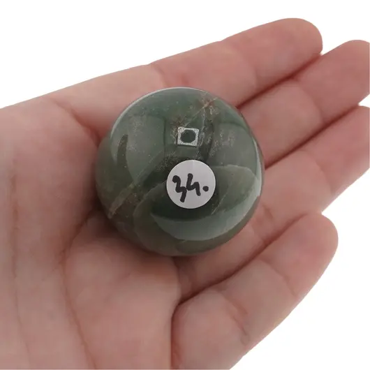 Aventurin, sfera naturala unicat, M28, imagine 3