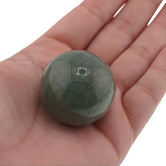 Aventurin, sfera naturala unicat, M49, imagine 2