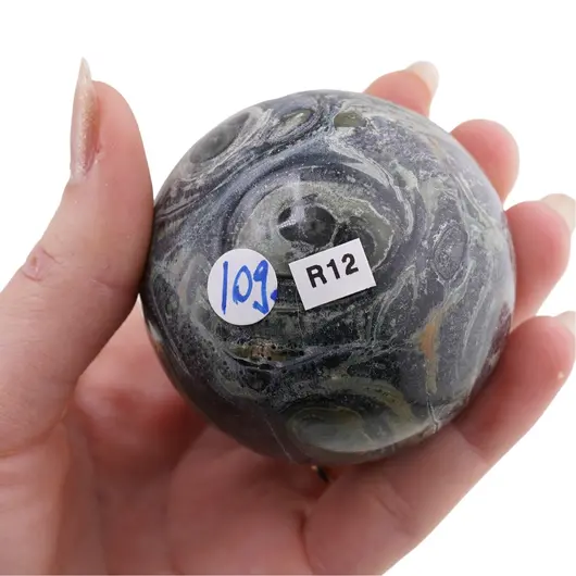 Jasp kambaba, sfera naturala unicat, R12, imagine 2