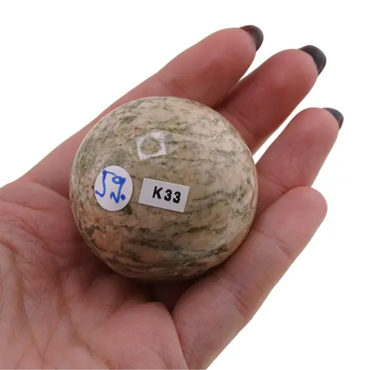 Unakit, sfera naturala unicat, K33, imagine 2